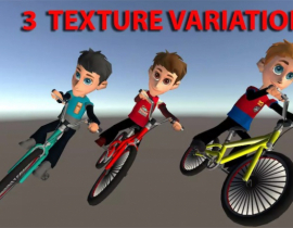 Bike Animations Cartoon 自动车各种动作