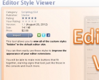 Editor Style Viewer