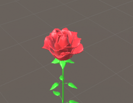 高品质玫瑰花模型
