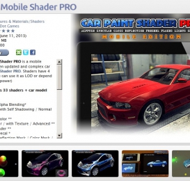 Car Paint Mobile Shader PRO v2.2