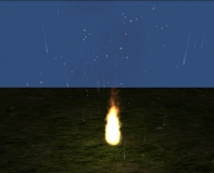Unity3D-雨中的篝火效果campfire+rain