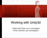 Unity开发流程