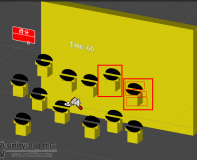 unity3d 2d游戏大小猪 如何实现猪在洞中出现的遮罩