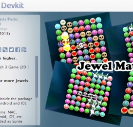 unity 宝石迷阵游戏源码 - Jewel Match 3 Devkit v1.0