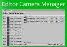 Unity3D 相机编辑器 Editor Camera Manager
