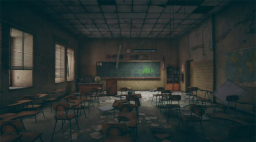 HQ Abandoned School Modular 废弃的学校