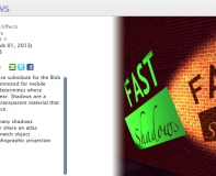 Fast Shadows 快速阴影插件 模拟二种光源阴影