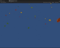 Unity 落叶3D效果粒子效果