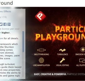 unity3d Particle Playground v2.02