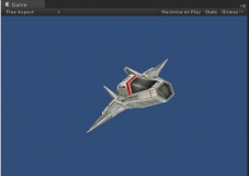 Unity3D 一个飞船模型带贴图 分享了
