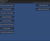 Unity3D暂停,停止,录音,播放声音,重复录音插件AudioRecorder