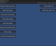 Unity3D暂停,停止,录音,播放声音,重复录音插件AudioRecorder