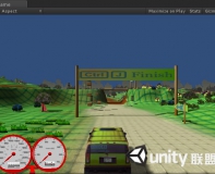 JCar Unity3D开发的简单赛车游戏