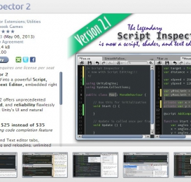 右侧窗口代码Inspector可编辑插件Script Inspector 2.1.3