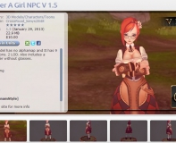 Unity3D 角色动画包二合一 Villager A Girl v1.5+Villager Boy v1.6