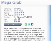 截屏插件 Mega Grab 最新版 1.16