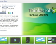 thinkscroll 一个横版2d游戏场景分层滚动的插件