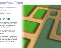 塔防游戏地形路径 Tower Defense Road Tileset